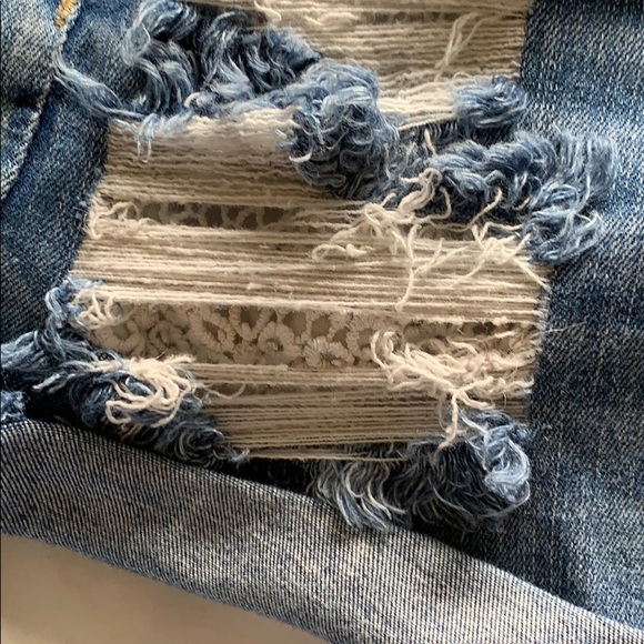 Ripped jean shorts - Picture 2 of 2